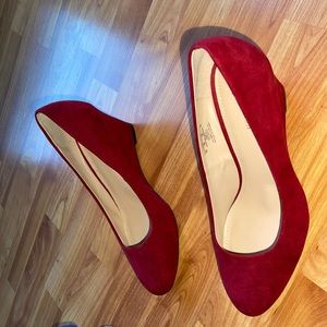 1” Red Wedges Heels - Attention (Kohl’s)